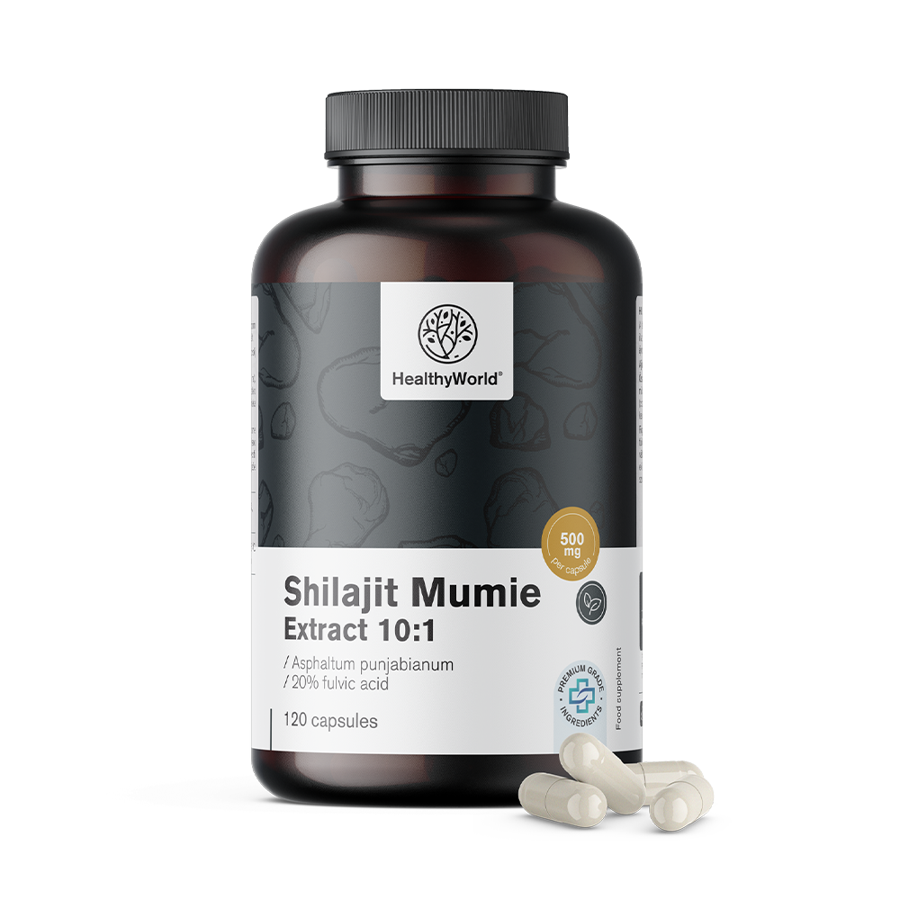 Shilajit Mumie 10:1 u kapsulama