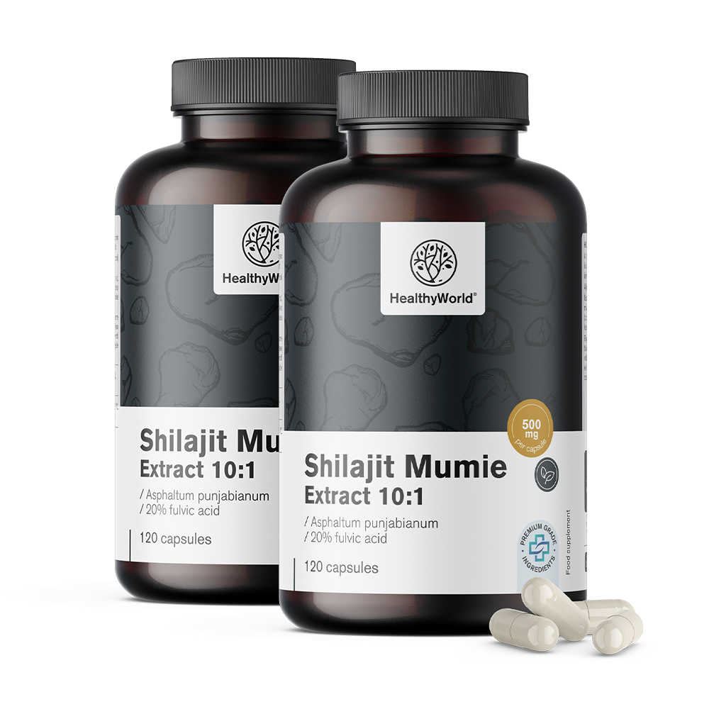 Shilajit Mumie 10:1 u kapsulama