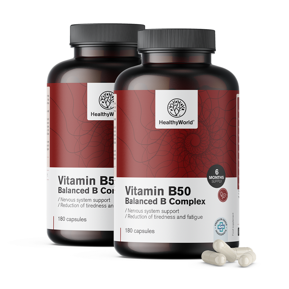 Vitamin B50 kompleks kapsule -> Vitamin B50 kompleks kapsule