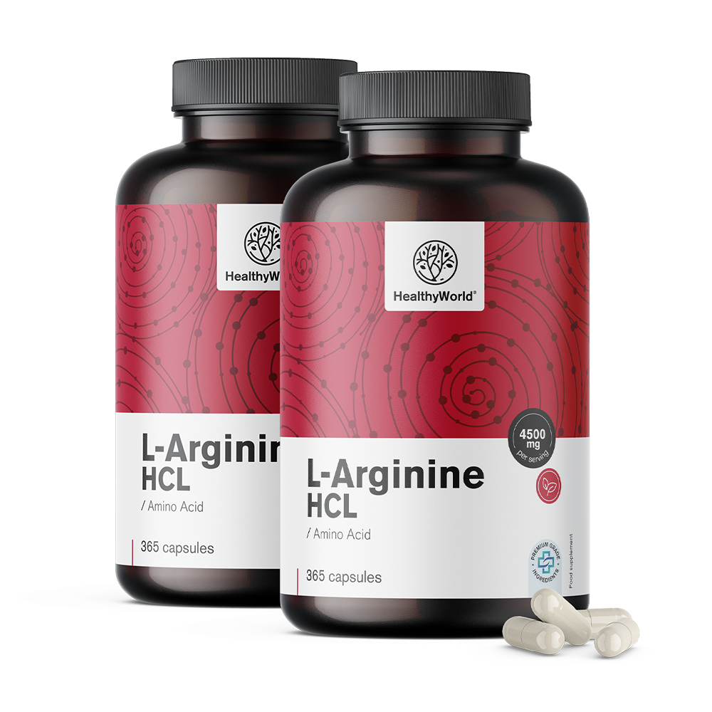 L-arginin 4500 mg u kapsulama.