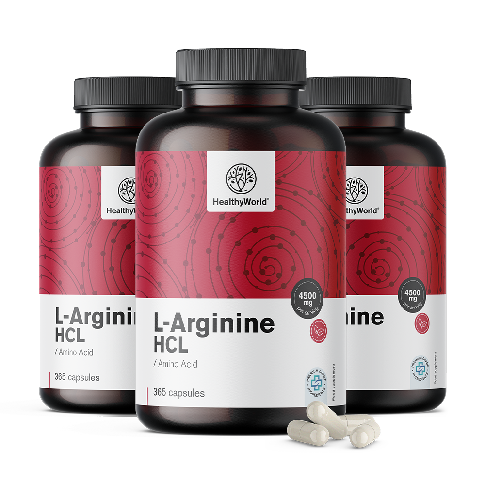 L-arginin 4500 mg u kapsulama.