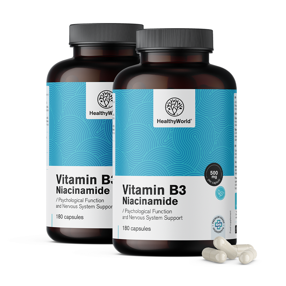 Vitamin B3 500 mg u kapsulama.