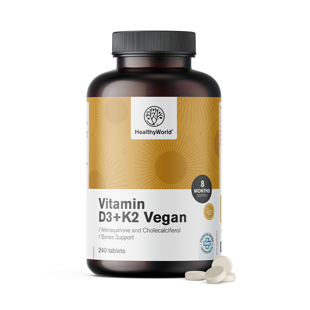 Veganski vitamin D3+K2