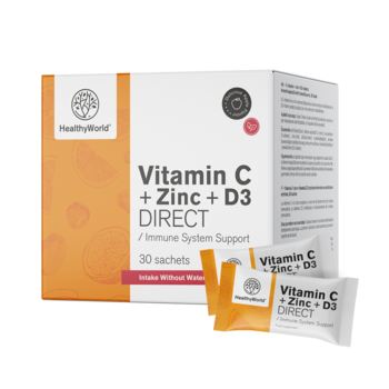 Vitamin C 500 + Cink + D3 DIRECT, 30 vrećica