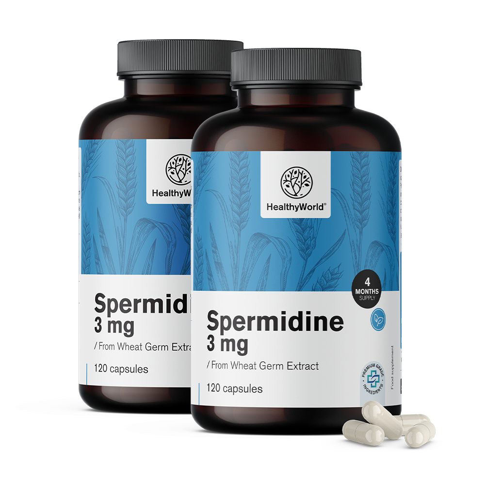 Spermidin 3 mg - iz ekstrakta pšeničnih klica.