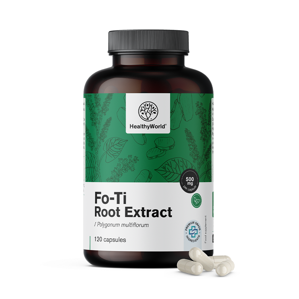 Fo-Ti (He Shou Wu) 500 mg - ekstrakt 10:1Fo-Ti (He Shou Wu) 500 mg - ekstrakt 10:1