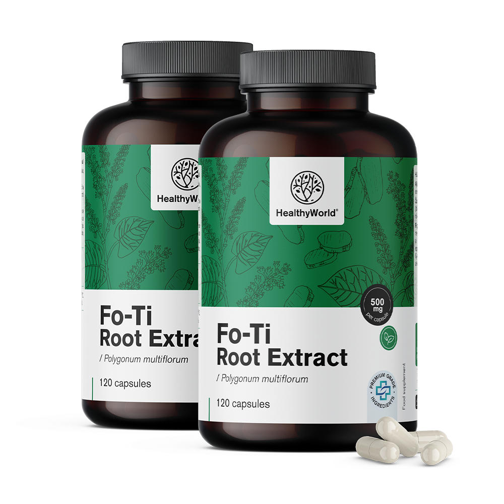 Fo-Ti (He Shou Wu) 500 mg - ekstrakt 10:1Fo-Ti (He Shou Wu) 500 mg - ekstrakt 10:1