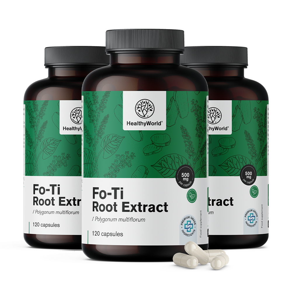 Fo-Ti (He Shou Wu) 500 mg - ekstrakt 10:1Fo-Ti (He Shou Wu) 500 mg - ekstrakt 10:1