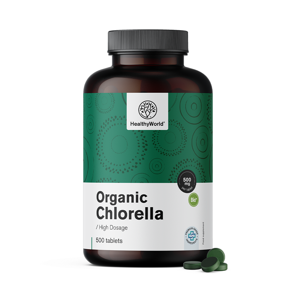 BIO Chlorella 500 mg. - BIO Hlorela 500 mg.