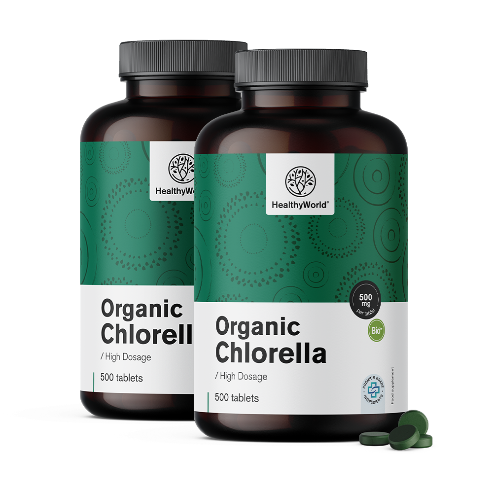 BIO Chlorella 500 mg. - BIO Hlorela 500 mg.