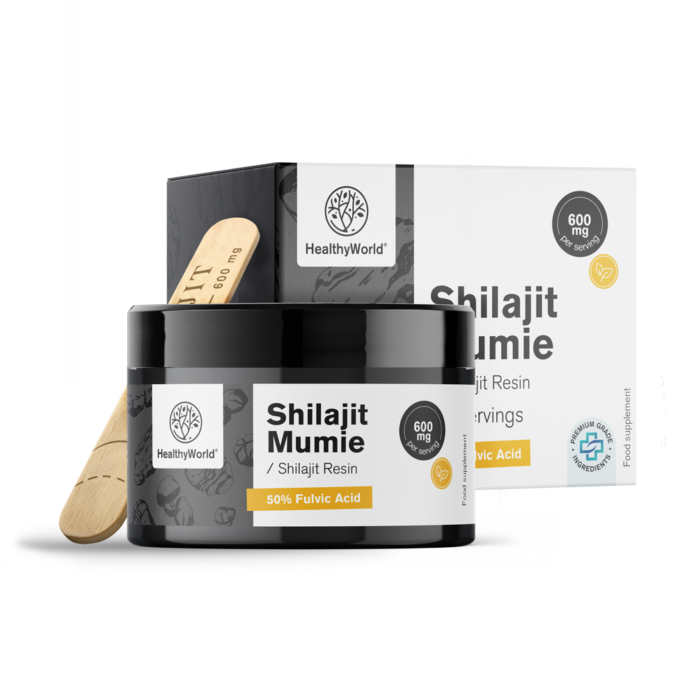 Šilajit Mumie 600 mg – smola