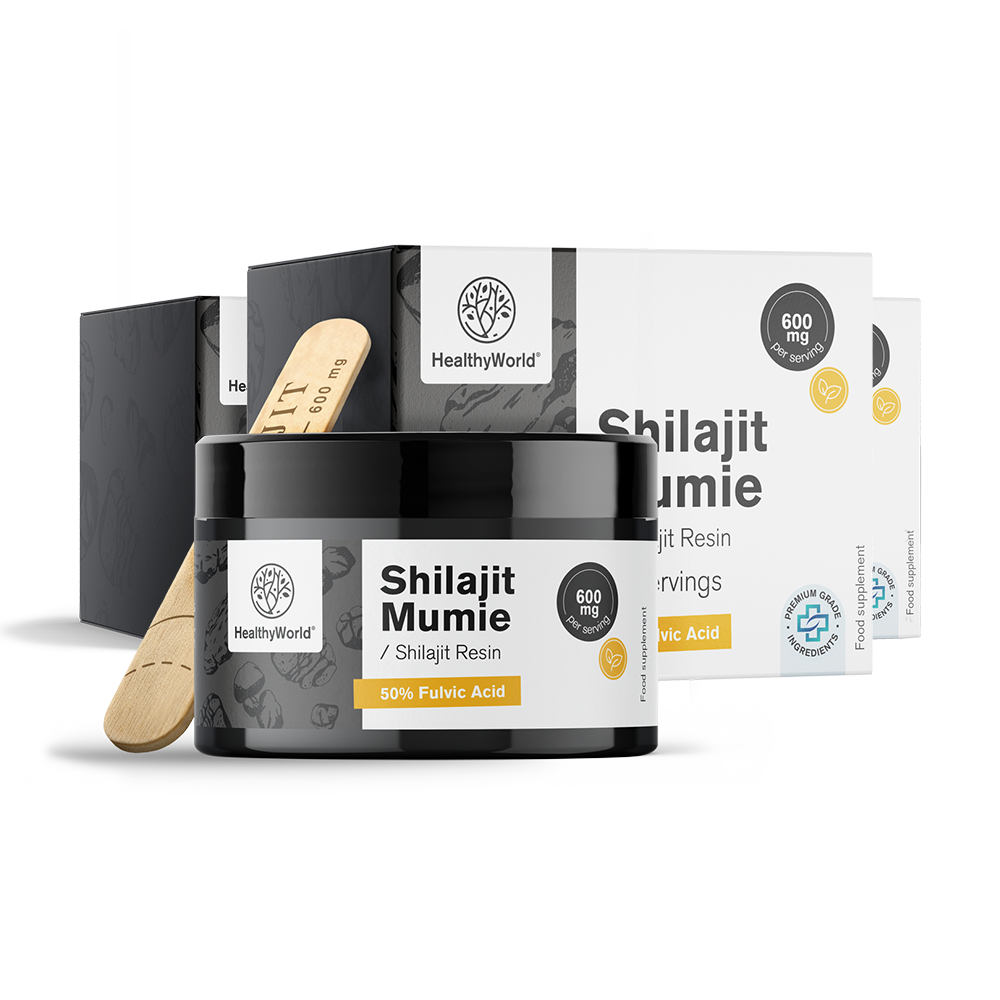 Šilajit Mumie 600 mg – smola